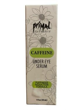 Primal Elements | CAFFEINE Under Eye Serum | Puffiness Reduction Formula NWT